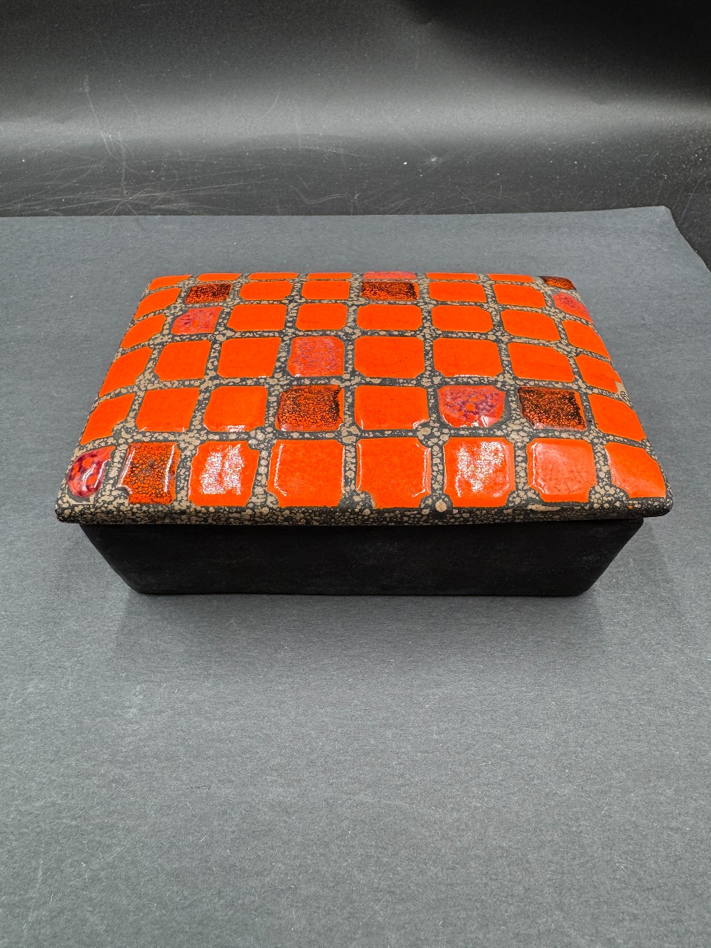 Raymor Italy MCM Pottery Box with Lid