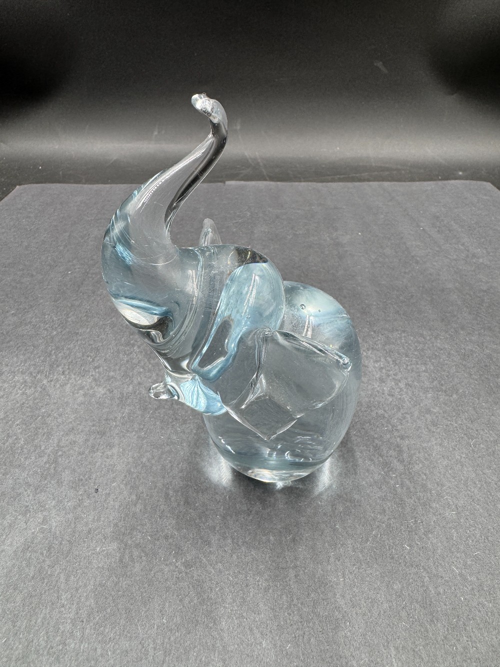 Elephant Glass Paperweight