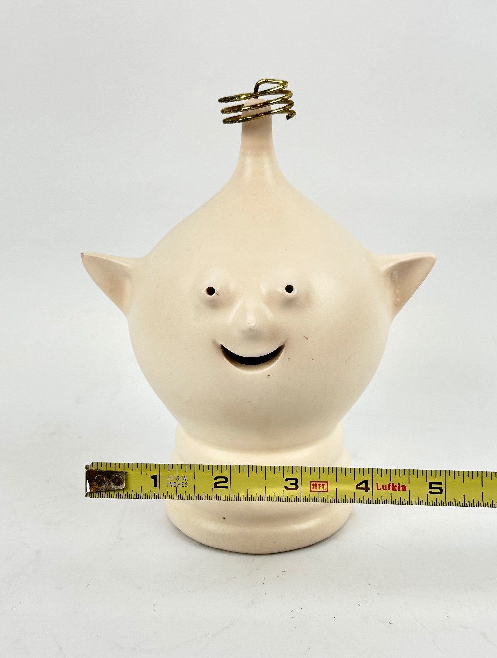Vintage Mid Century Space Pixie Head Coin Bank