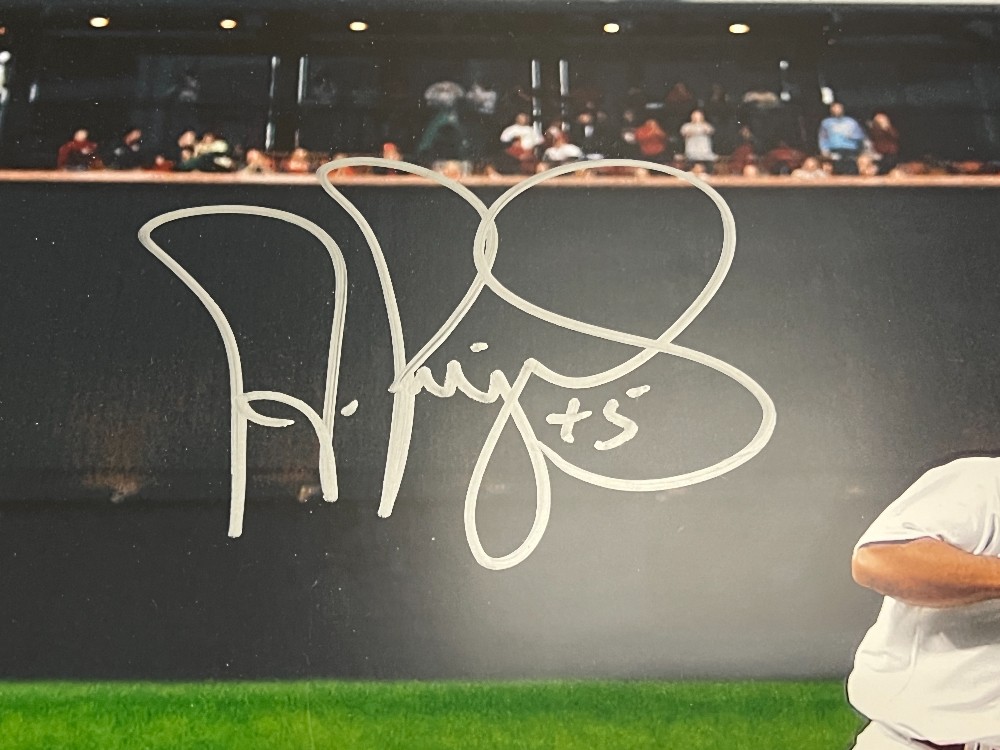 Albert Pujols 16x20 Signed Photograph, Frame: 22 ⅜” x 26 ⅜” H, Steiner, Upper Deck