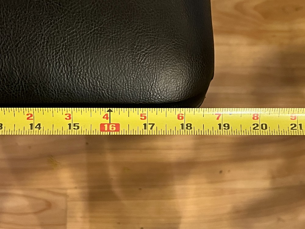Black Upholstered Bar Stool