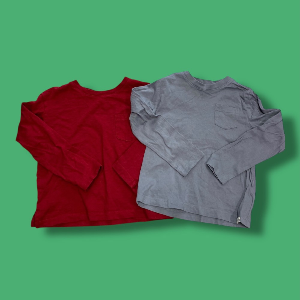 gap set of 2 long sleeves both fit 5y