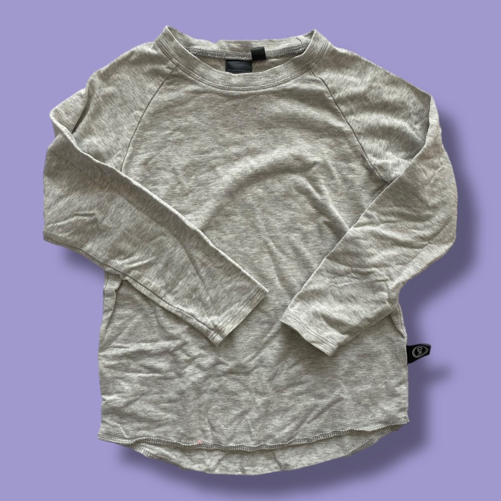 wooly doodle grey long sleeve 3y