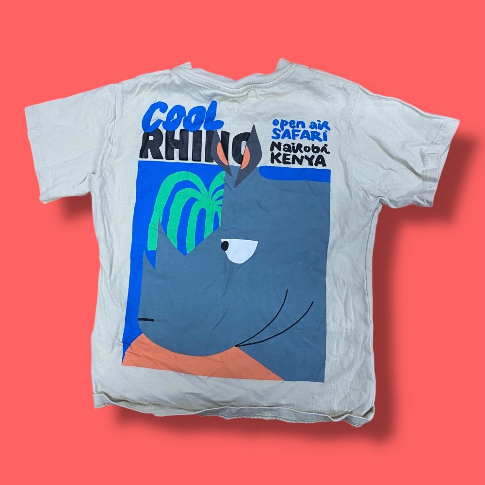 zara rhino top 4/5y