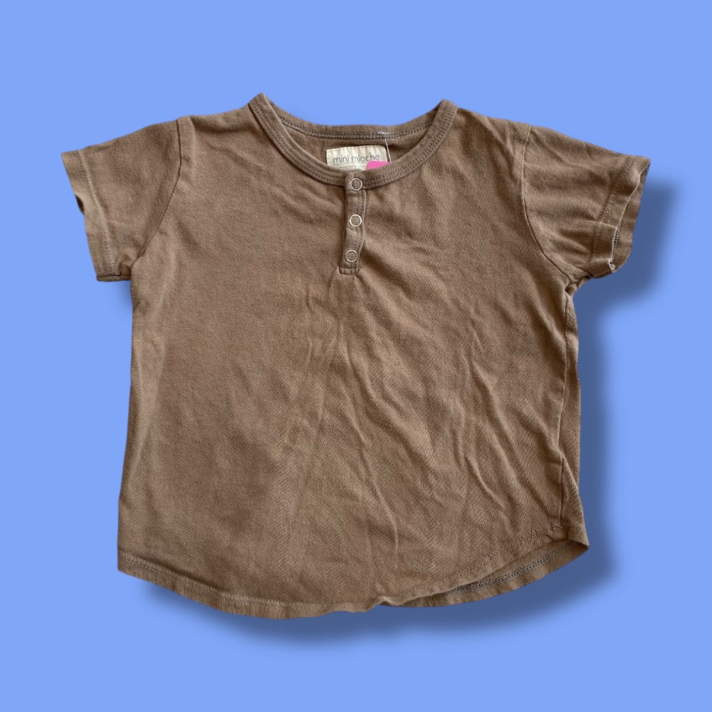 Mini Mioche Brown Tee 3Y