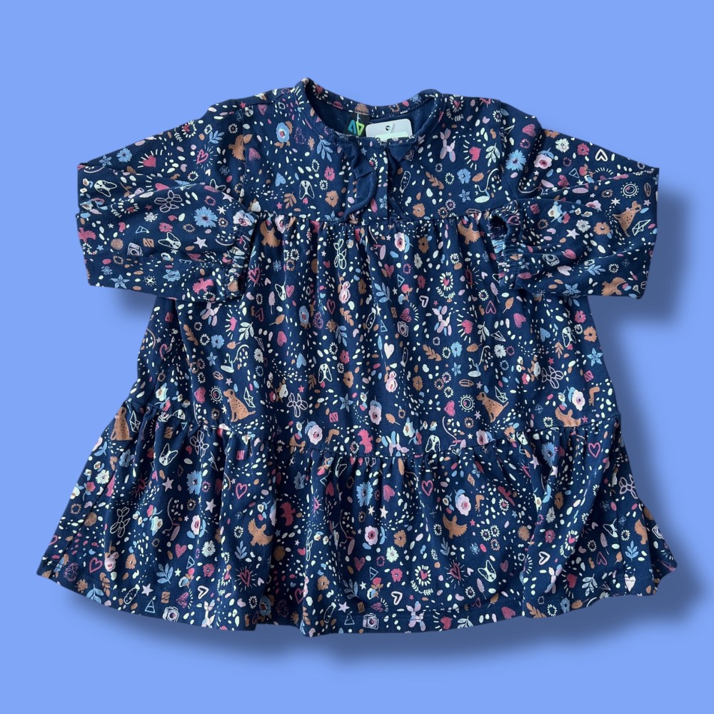 Nano Dog Floral Top 18m