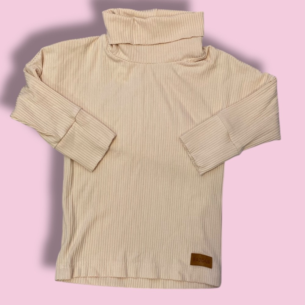 bajou pink turtleneck 2/4y