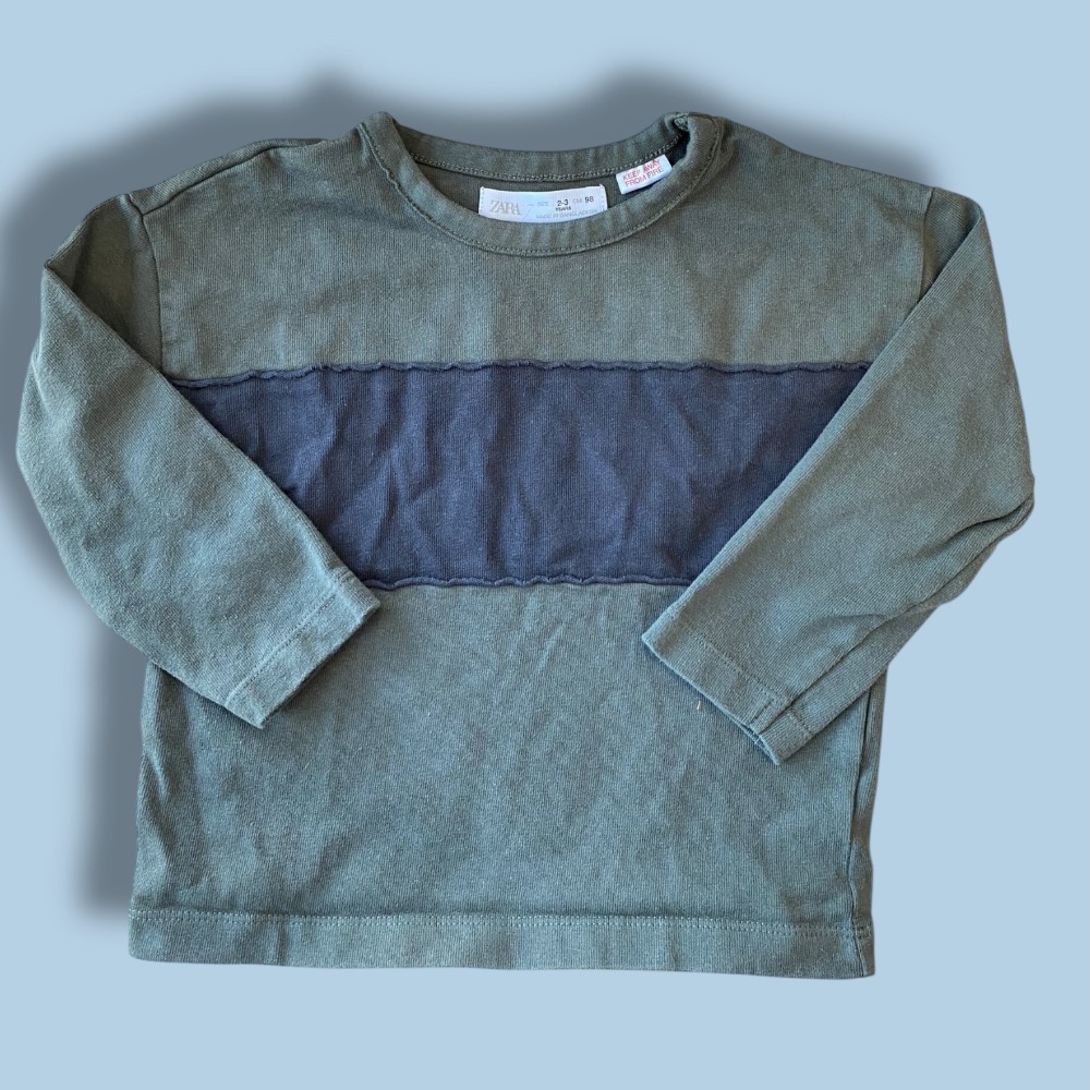 zara striped long sleeve 2/3y
