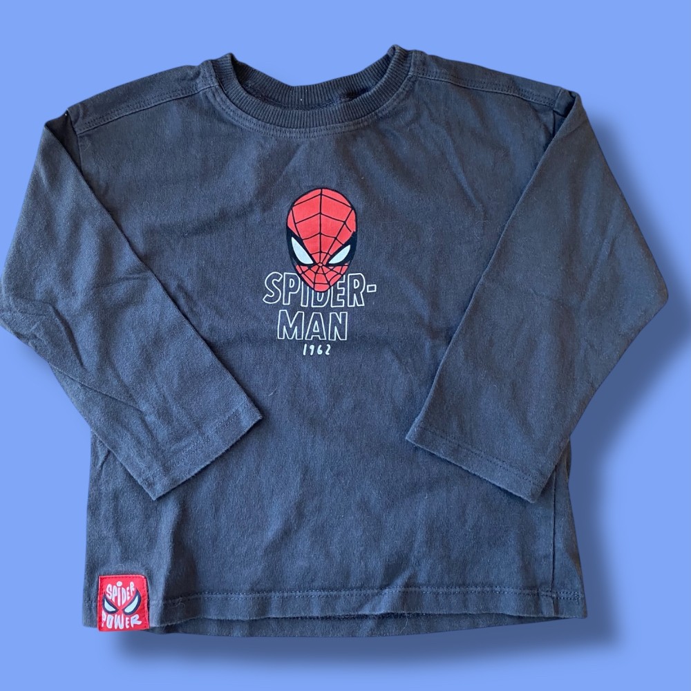 zara spiderman long sleeve 2/3y