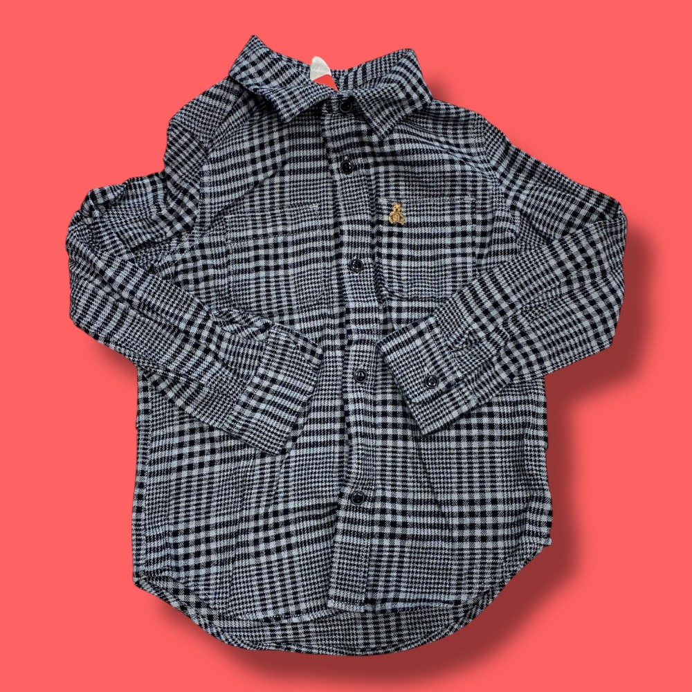 gap plaid flannel 5y