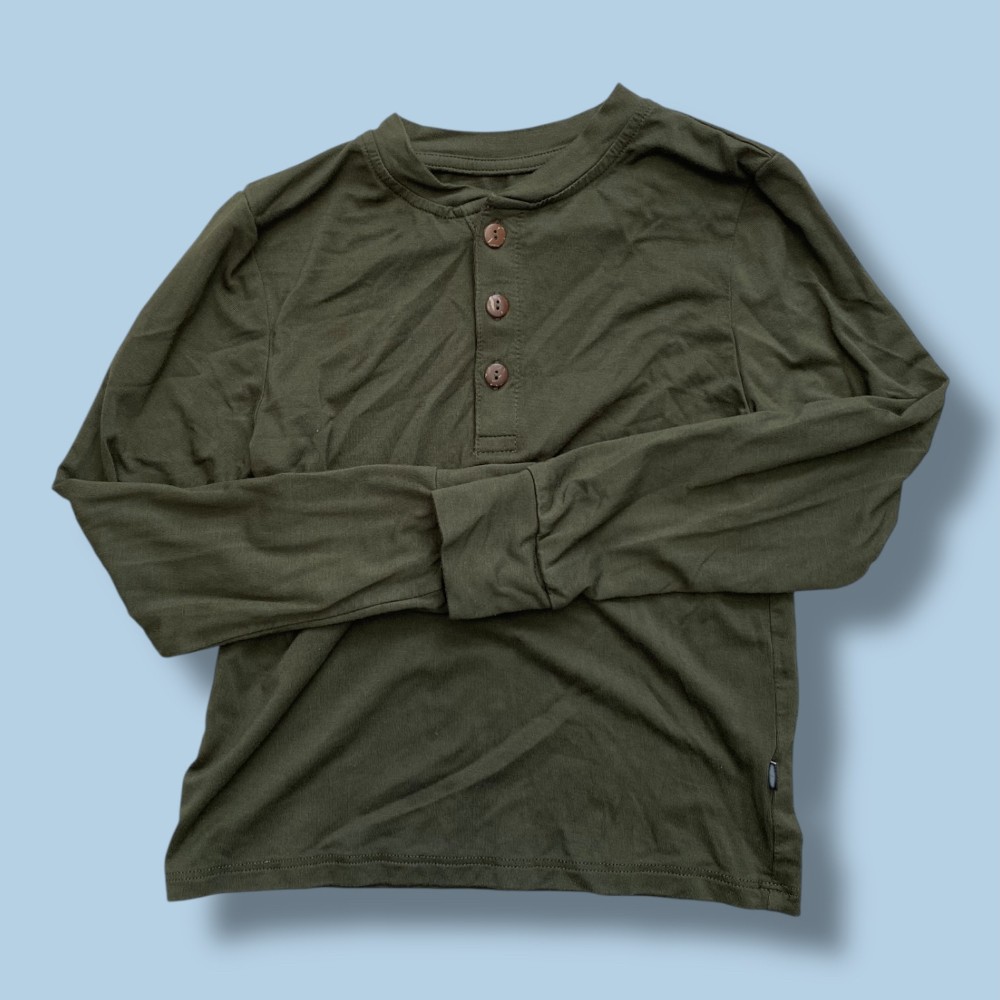 kyte olive button top 5y