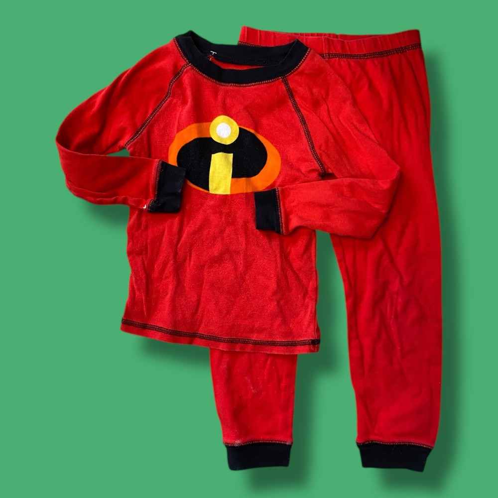 disney store incredibles pjs 5y