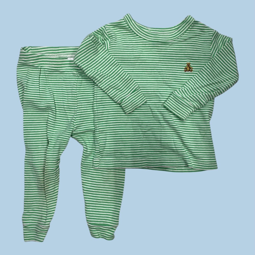 gap striped pjs 12-18m