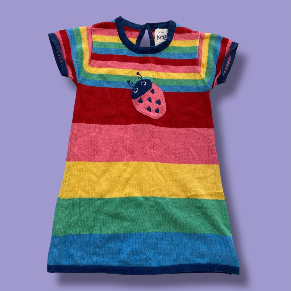 kite striped rainbow dress 5y
