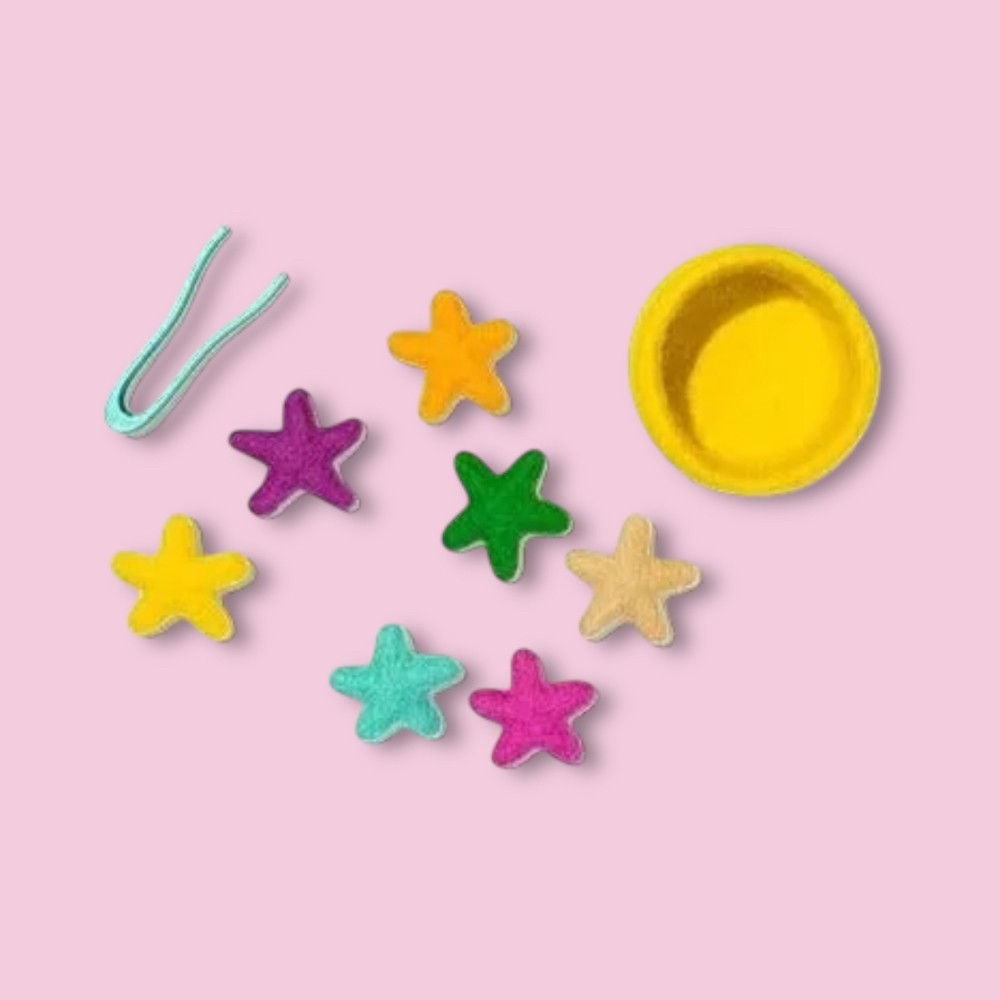 lovevery felt stacker and pincer bundle