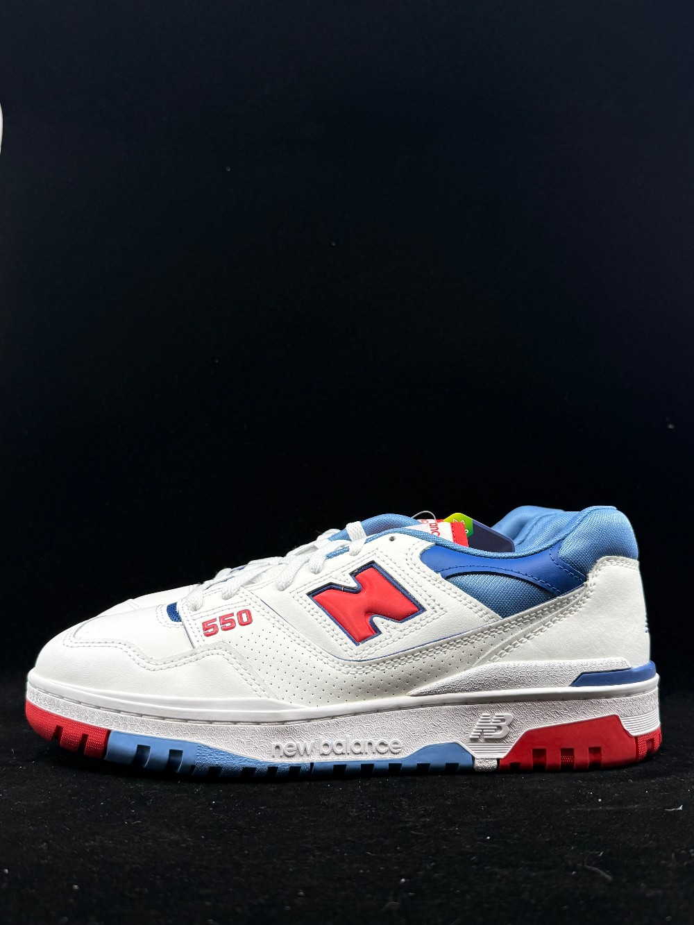 NEW BALANCE 550 - WHITE TRUE RED ATLANTIC BLUE