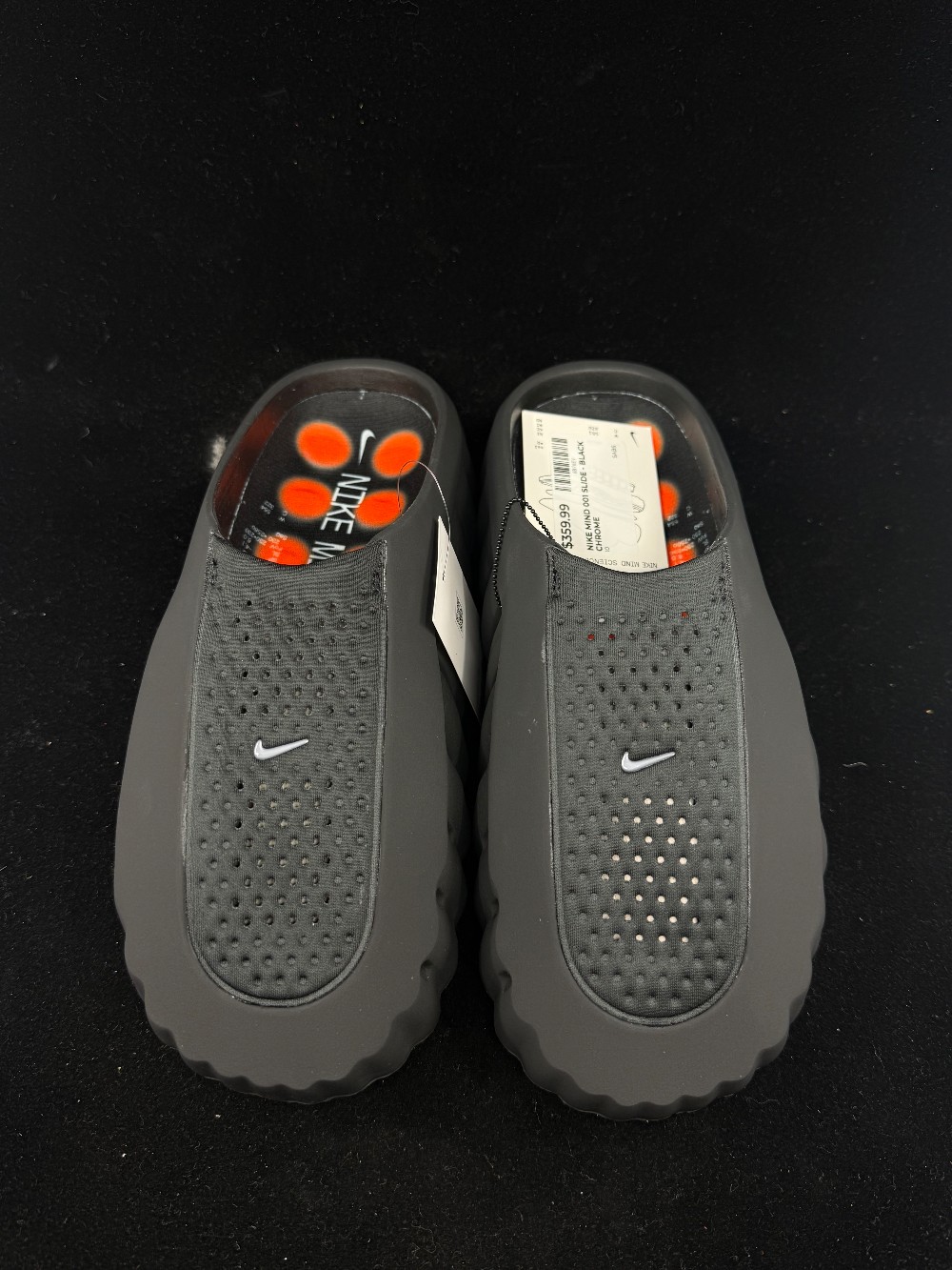 NIKE MIND 001 SLIDE - BLACK CHROME
