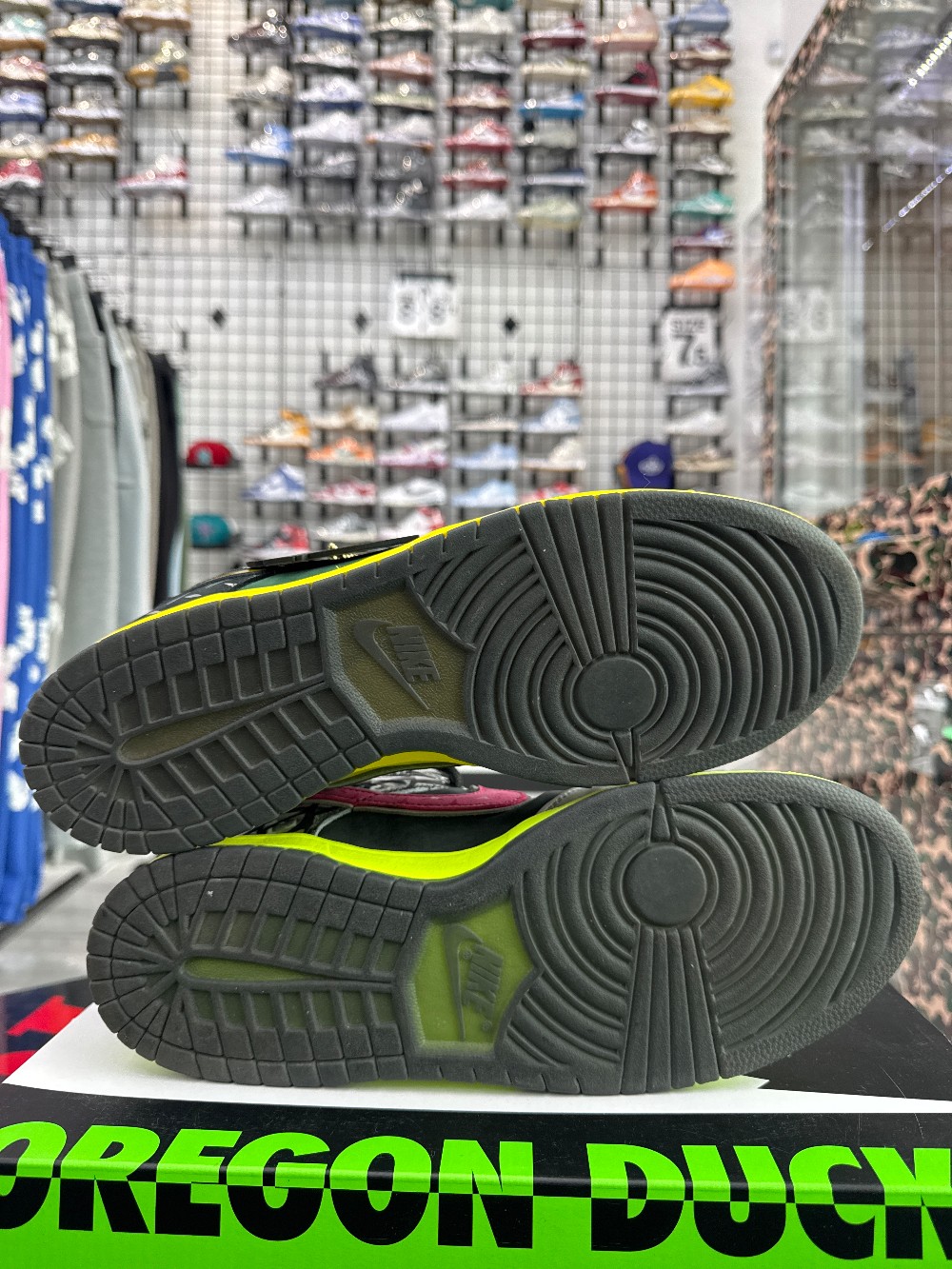 *USED* NIKE DUNK LOW X OREGON PE - WHAT THE DUCK (HOME)