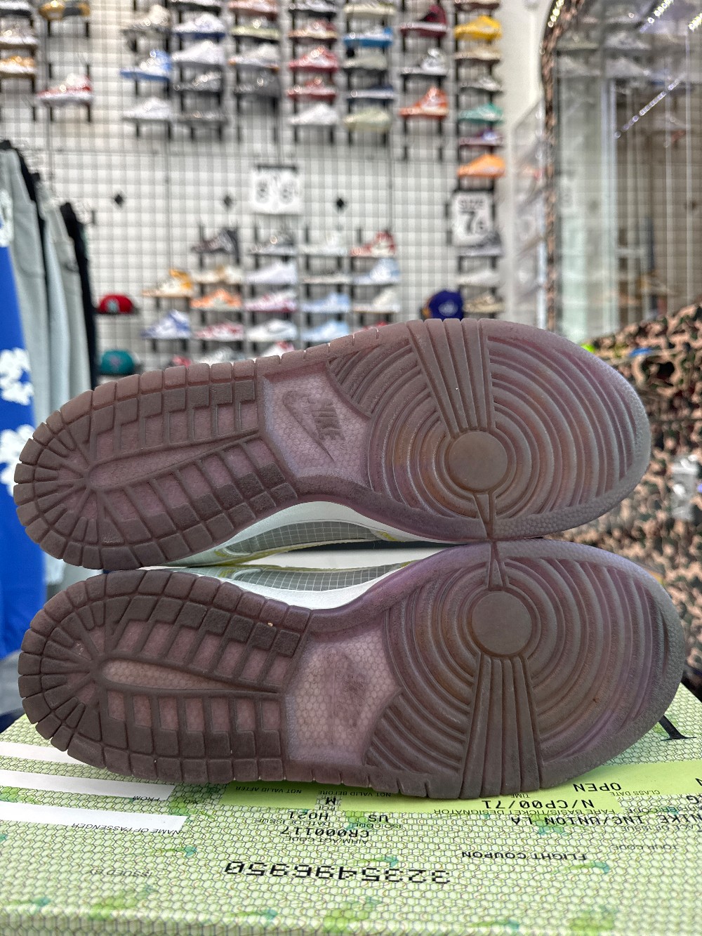 *USED* NIKE DUNK LOW X UNION LA - PASSPORT PACK COURT PURPLE