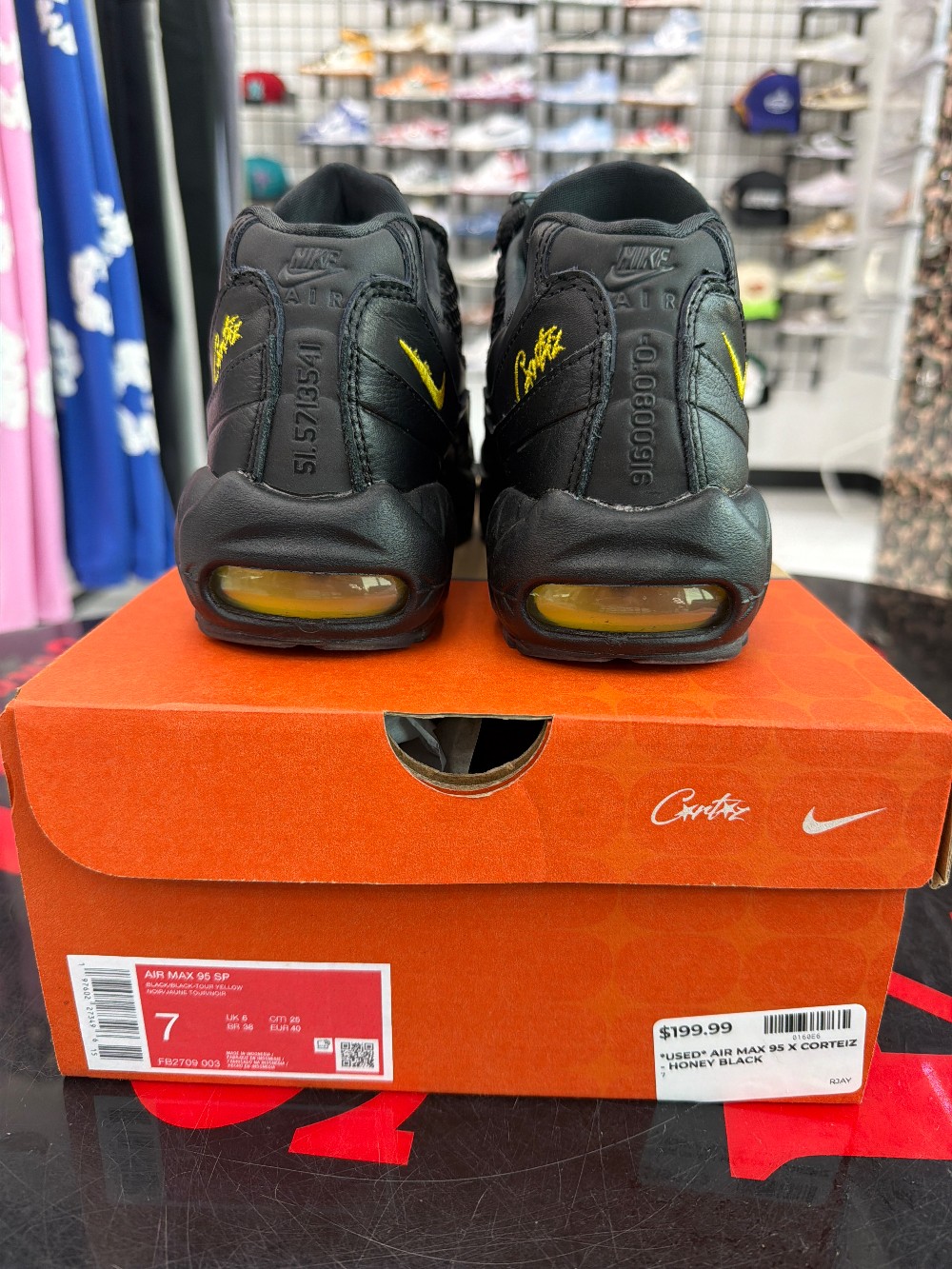 *USED* AIR MAX 95 X CORTEIZ - HONEY BLACK