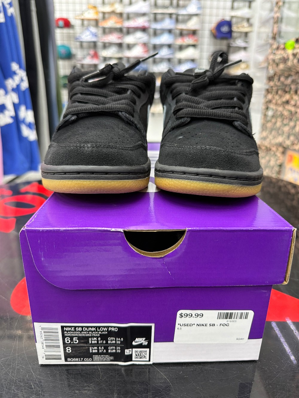 *USED* NIKE SB DUNK LOW - FOG