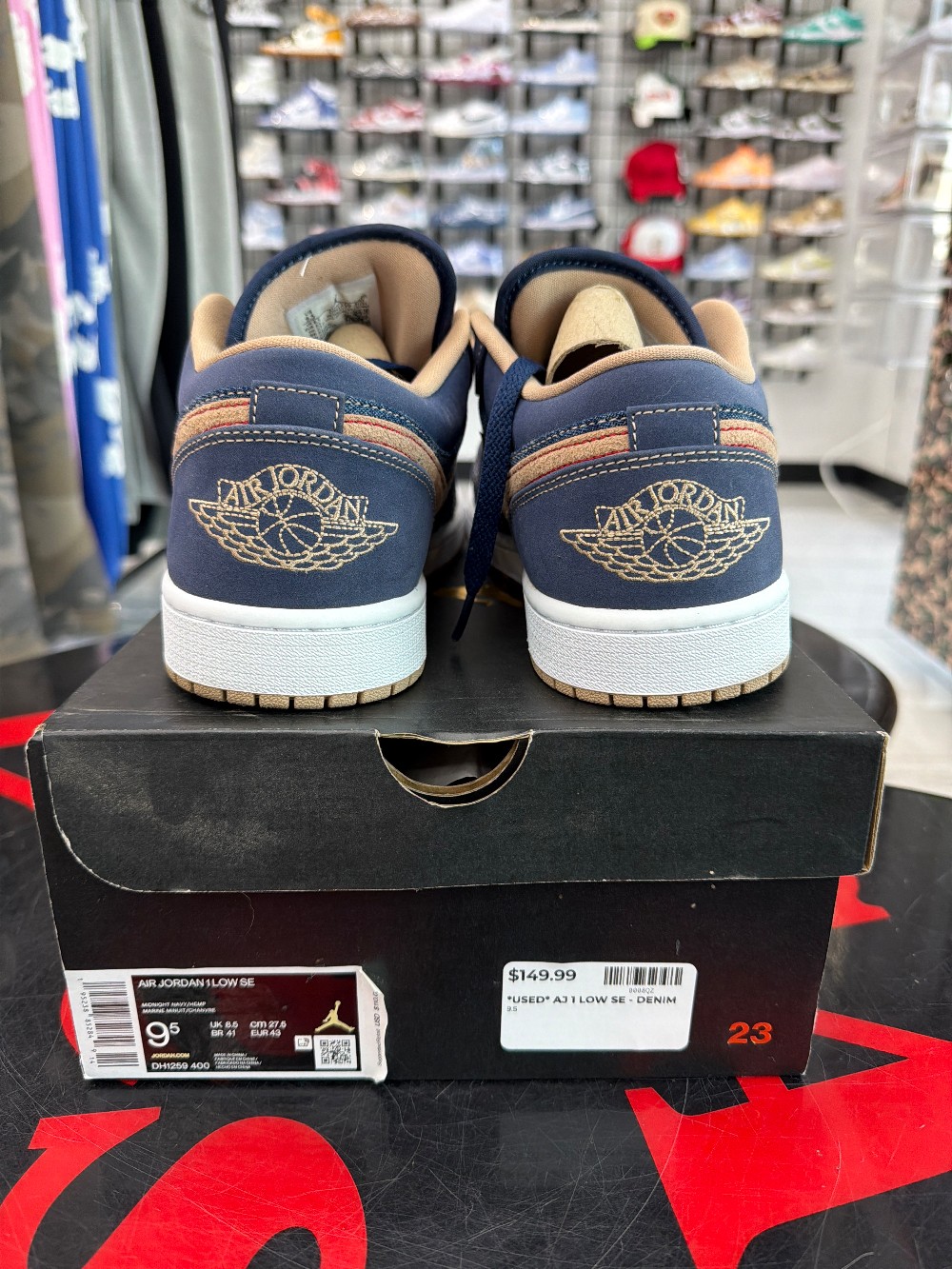 *USED* AJ 1 LOW SE - DENIM