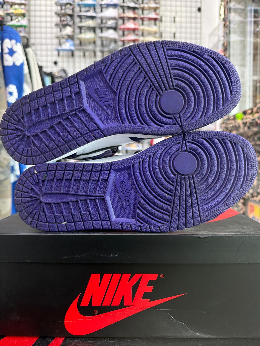 *USED* AJ 1 - COURT PURPLE WHITE