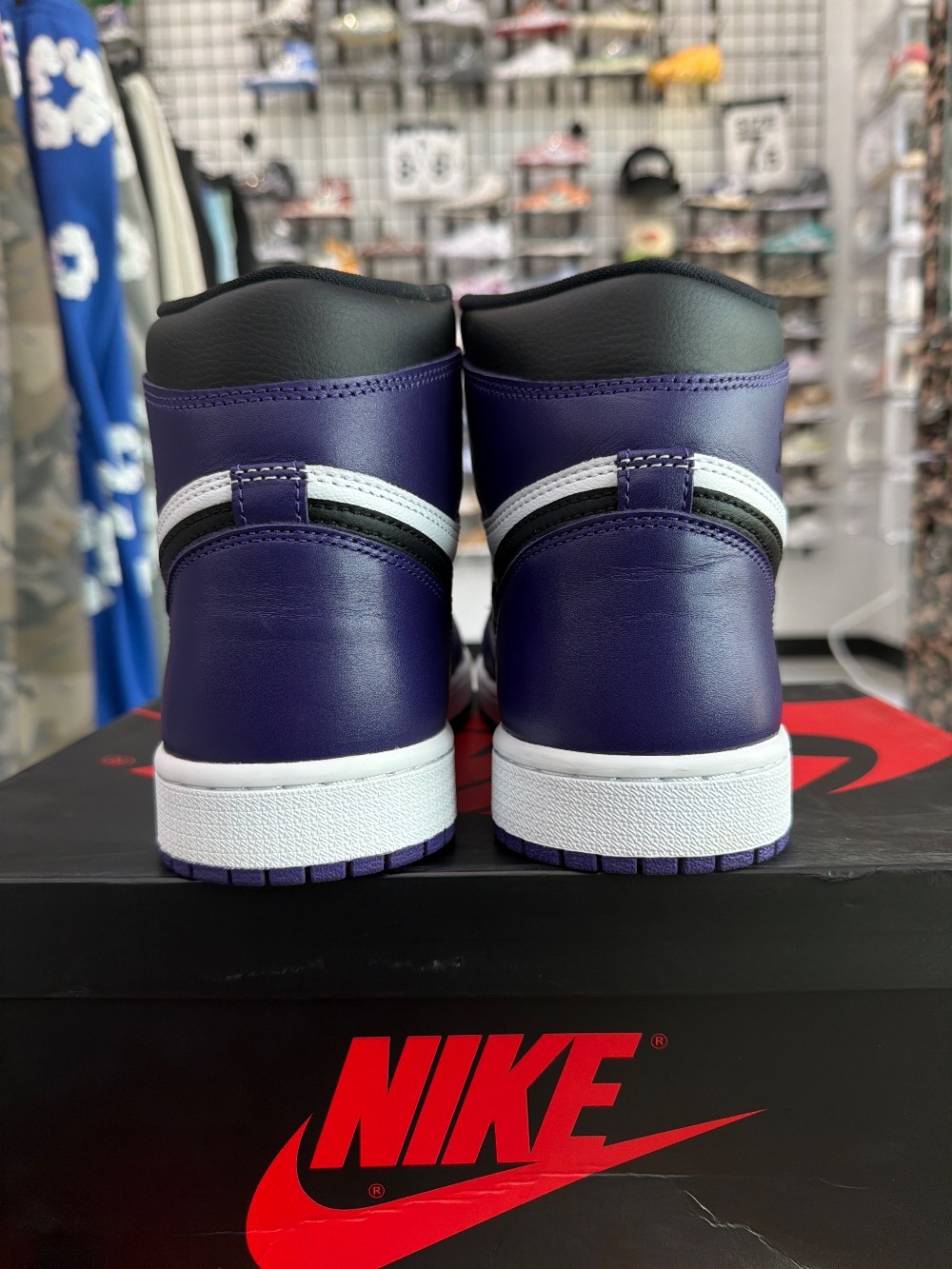 *USED* AJ 1 - COURT PURPLE WHITE