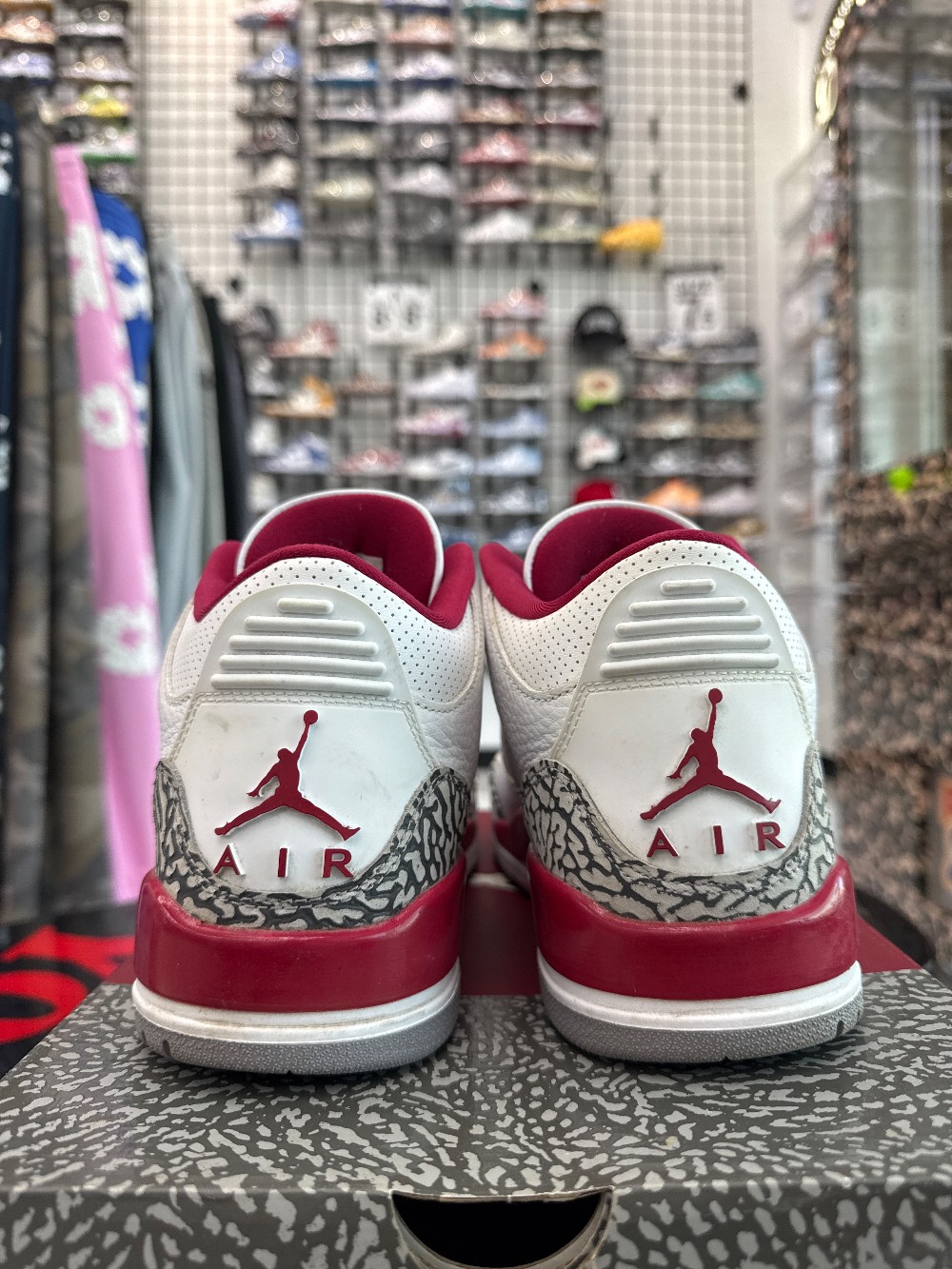 *USED* AJ 3 - CARDINAL RED