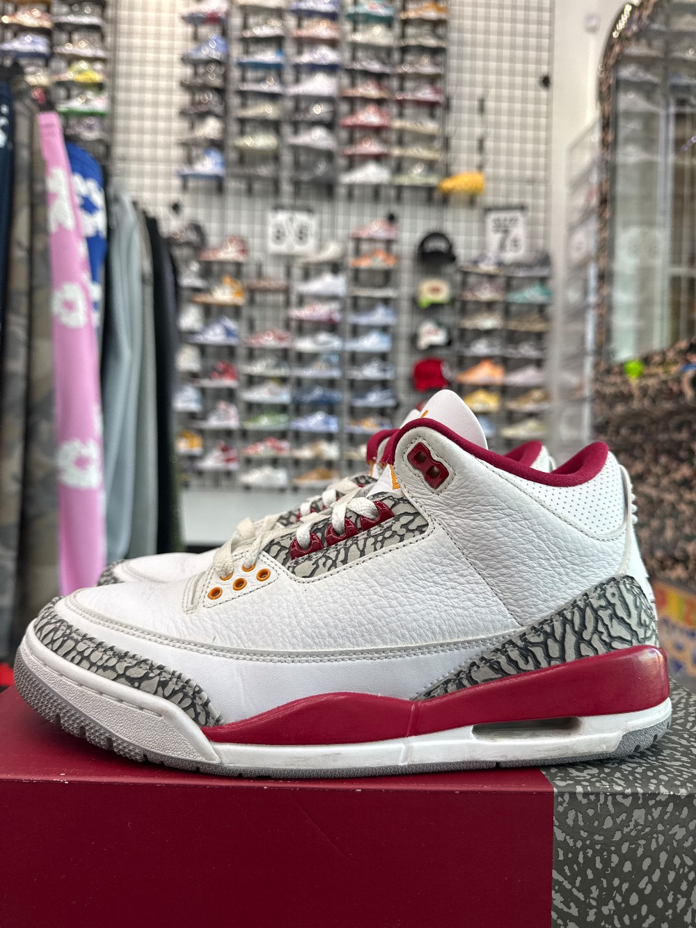 *USED* AJ 3 - CARDINAL RED