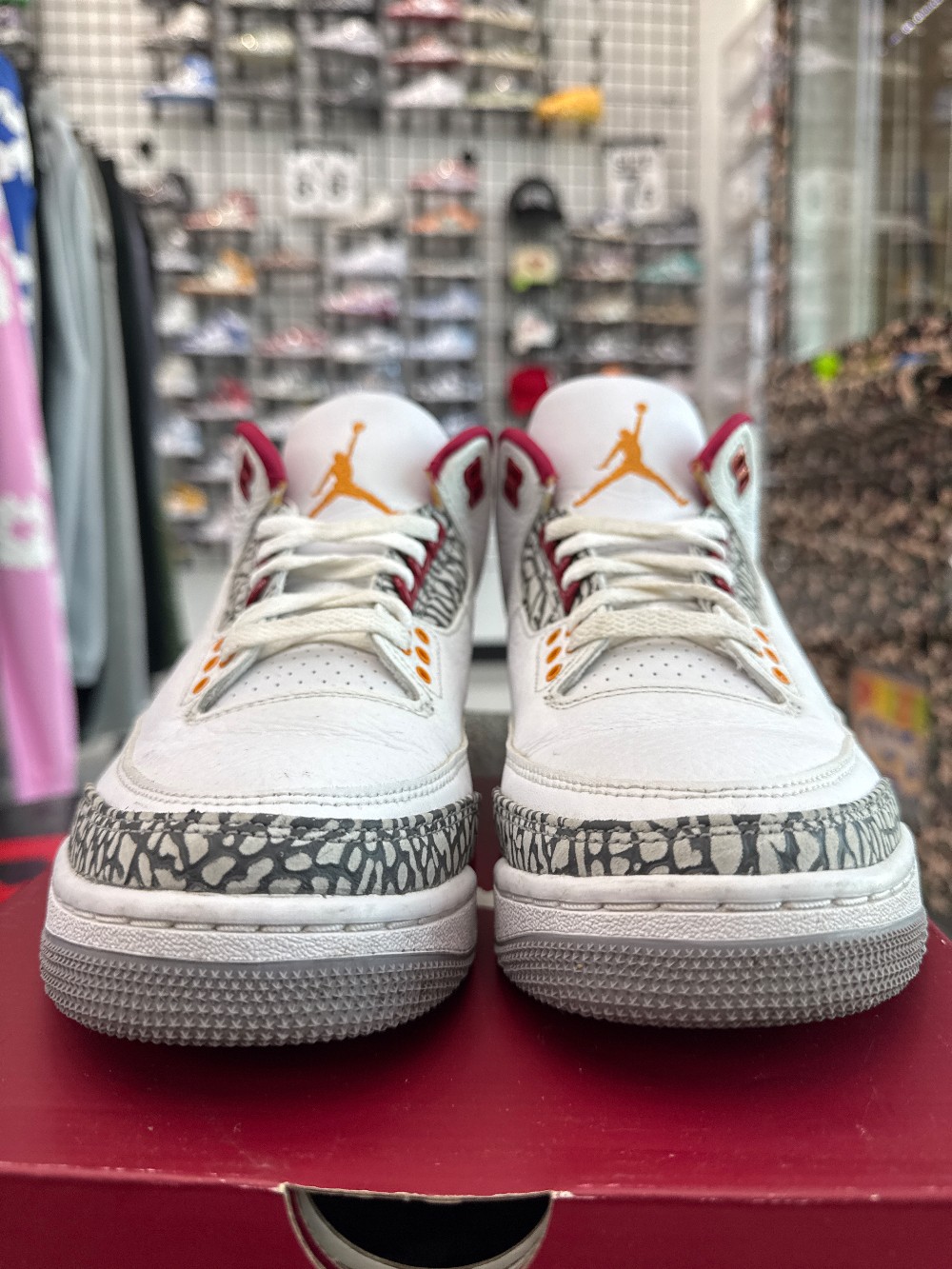 *USED* AJ 3 - CARDINAL RED