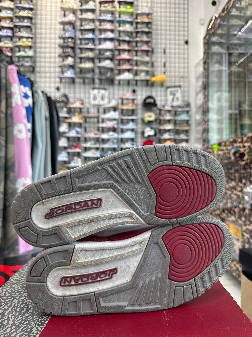 *USED* AJ 3 - CARDINAL RED