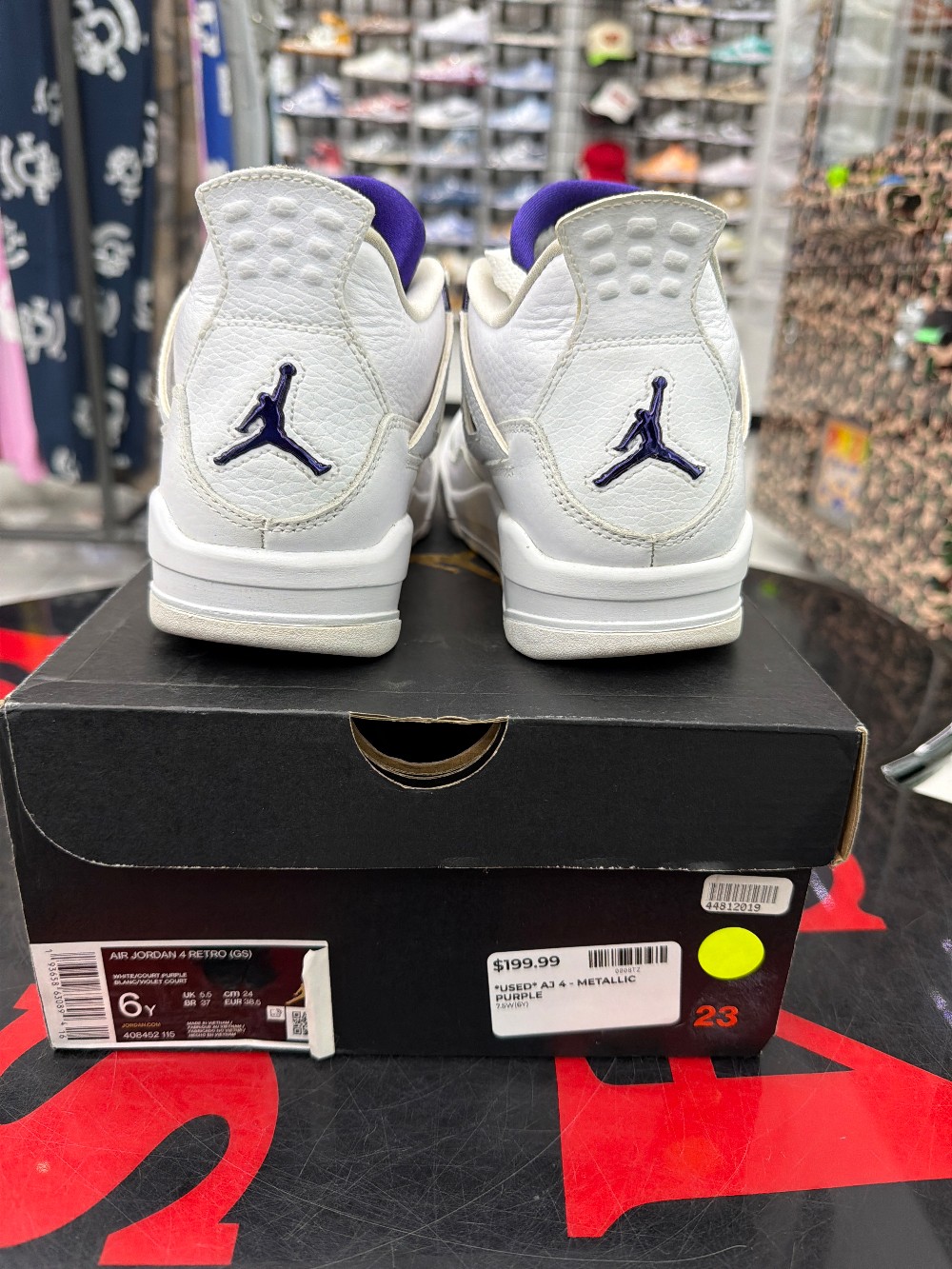 *USED* AJ 4 - METALLIC PURPLE