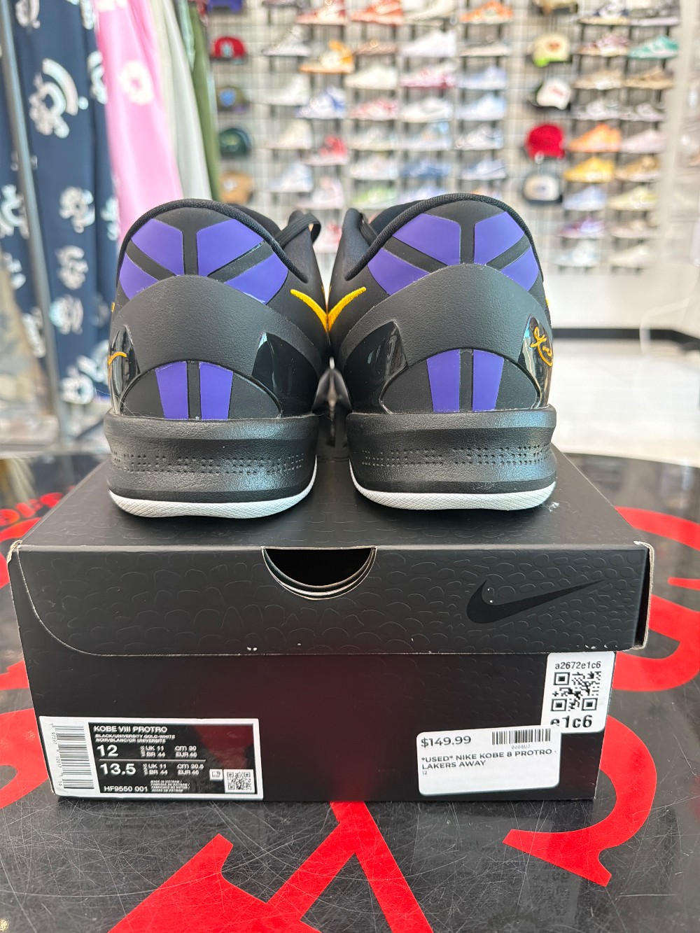 *USED* NIKE KOBE 8 PROTRO - LAKERS AWAY