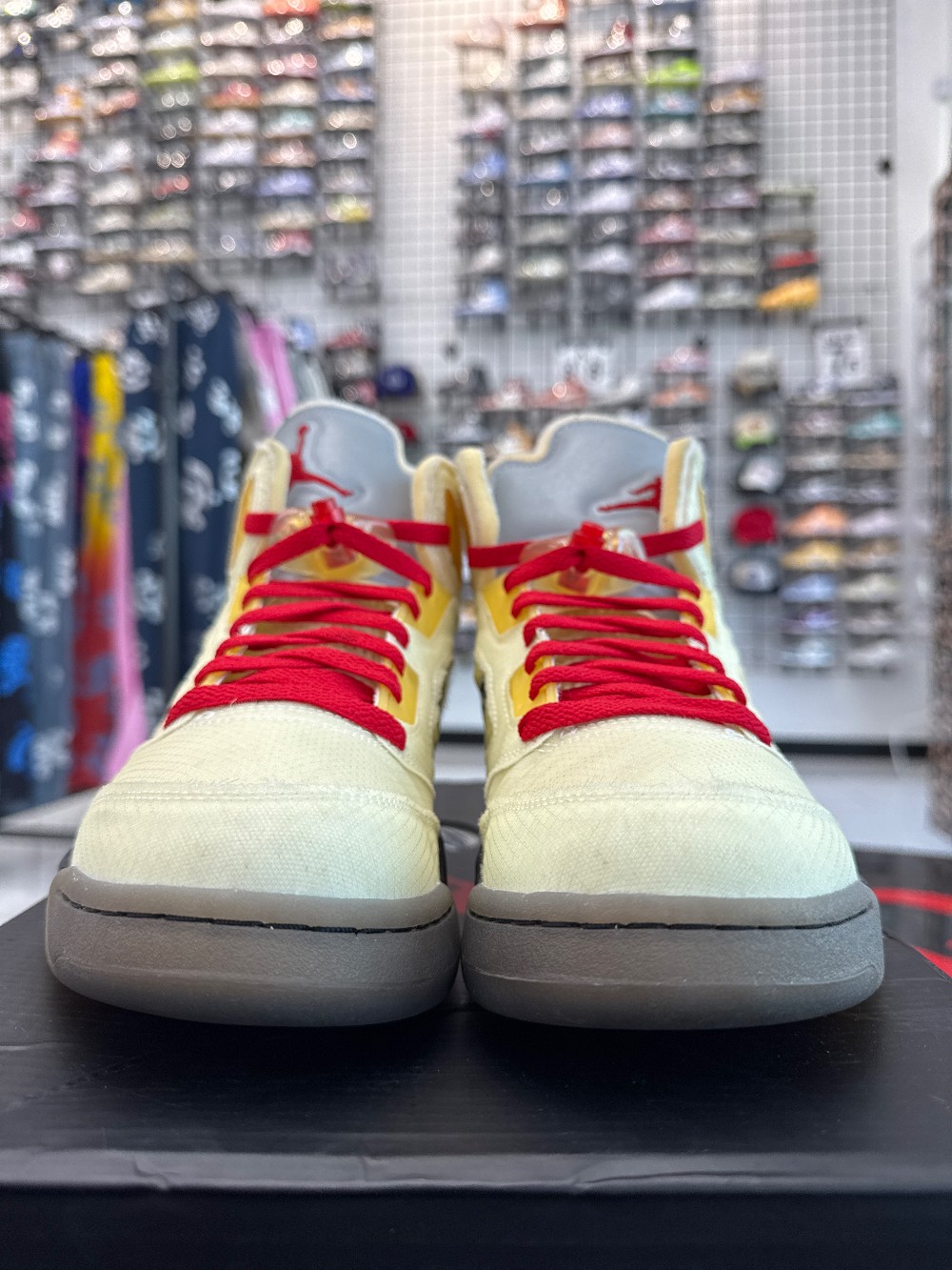 *USED* AJ 5 X OFF-WHITE - SAIL