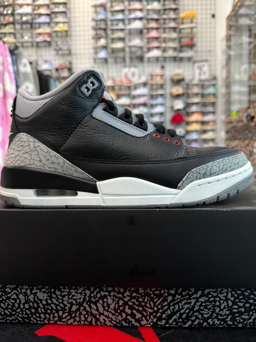 *USED/REP BOX* AJ 3 - BLACK CEMENT (2024)