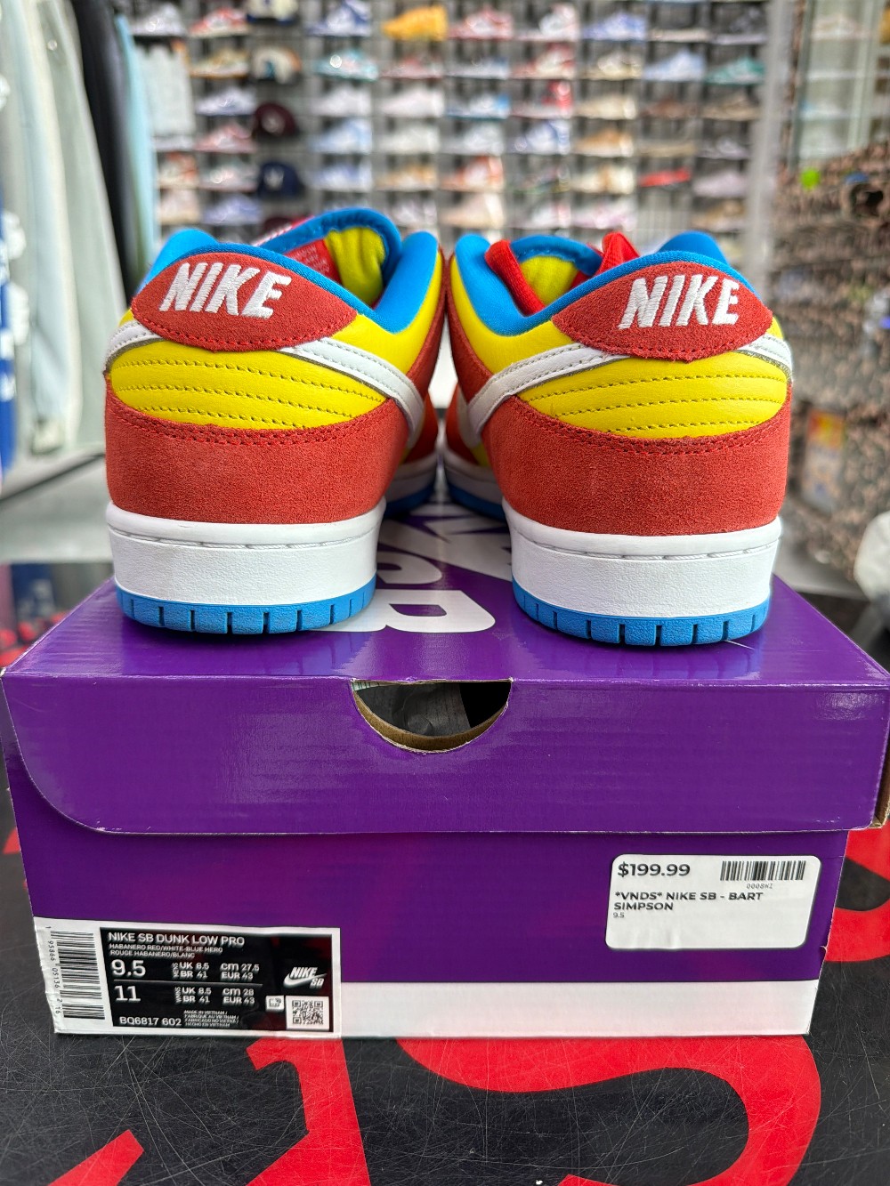 *VNDS* NIKE SB - BART SIMPSON