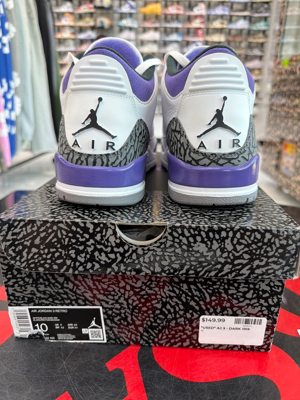 *USED* AJ 3 - DARK IRIS