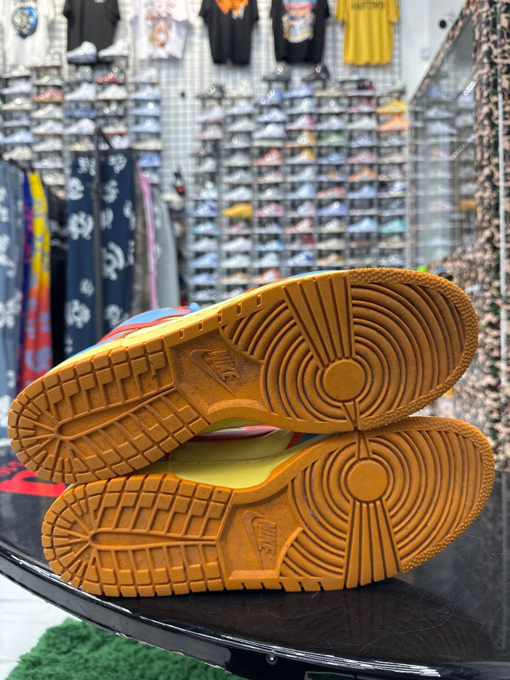 *USED/NO BOX* NIKE DUNK HI - ORANGE ACID WASH