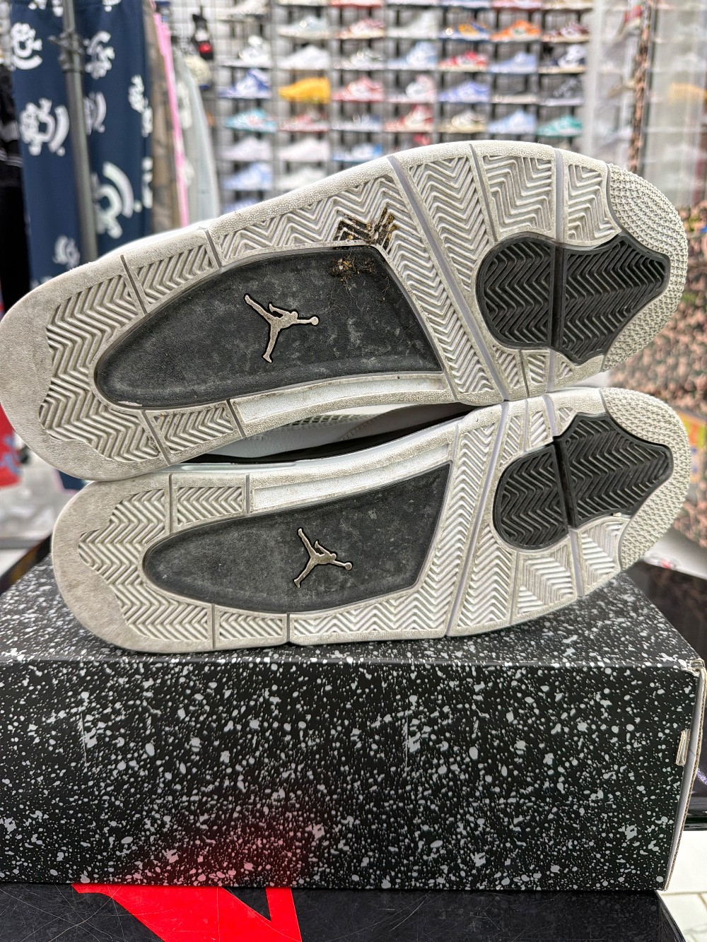 *USED* AJ 4 - MILITARY BLACK