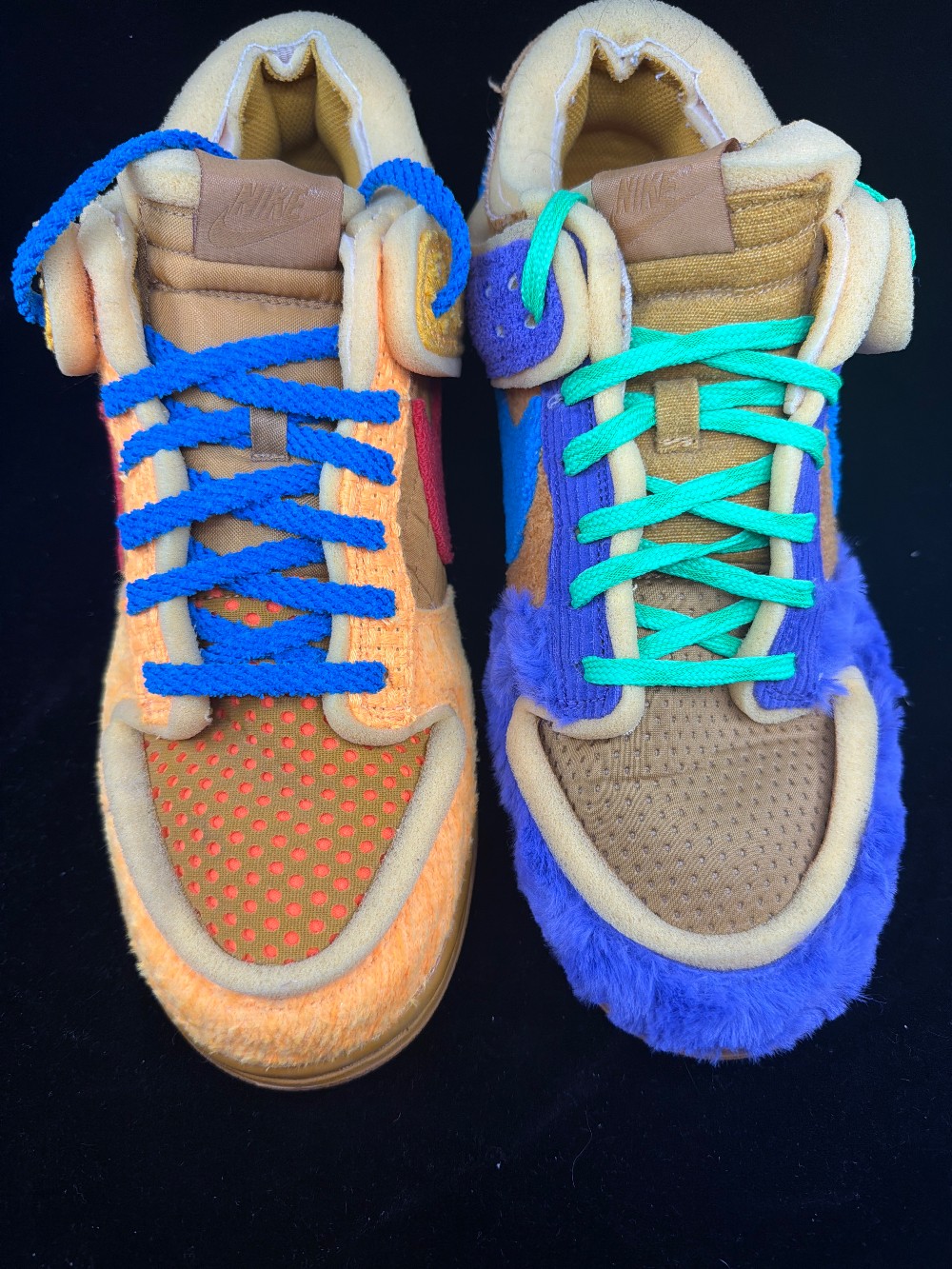 *USED* NIKE DUNK LOW X CACTUS FLEA MARKET - SWAMP SPONGE PSYCHIC PURPLE