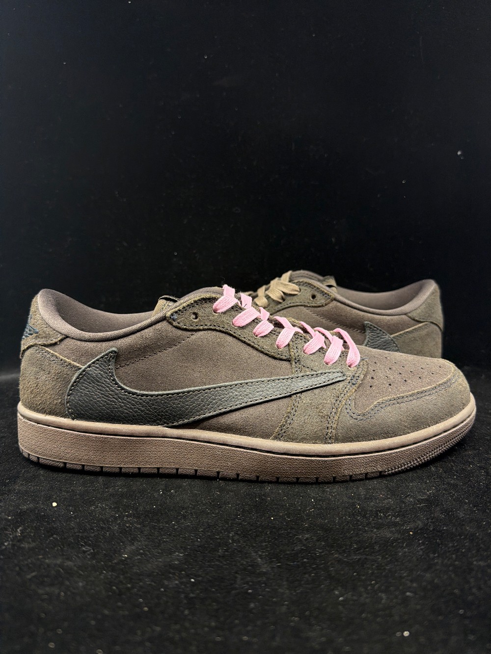 *USED* AJ 1 LOW X TRAVIS SCOTT - VELVET BROWN