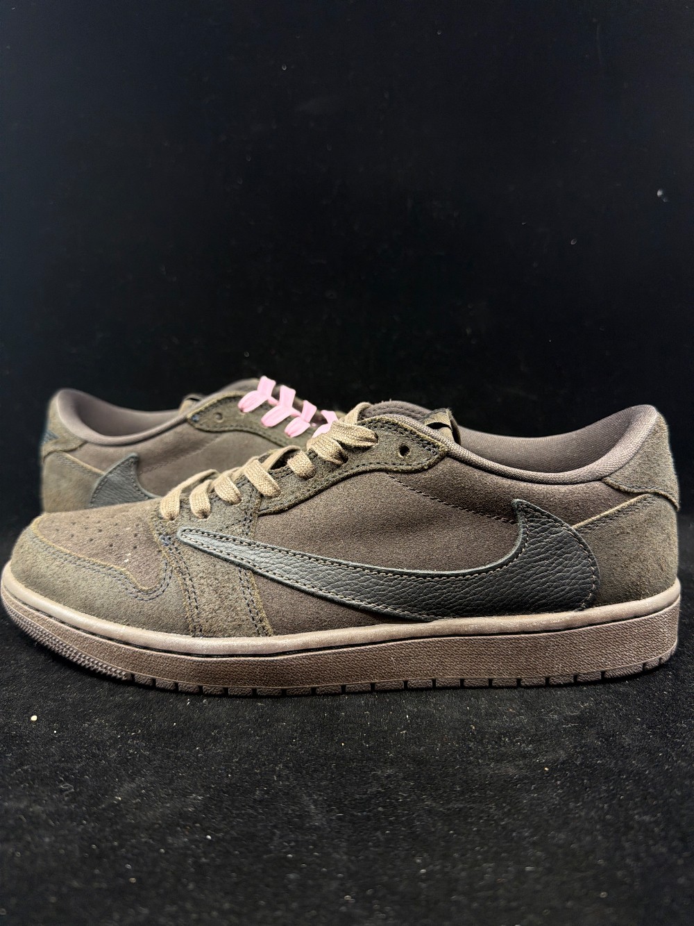 *USED* AJ 1 LOW X TRAVIS SCOTT - VELVET BROWN
