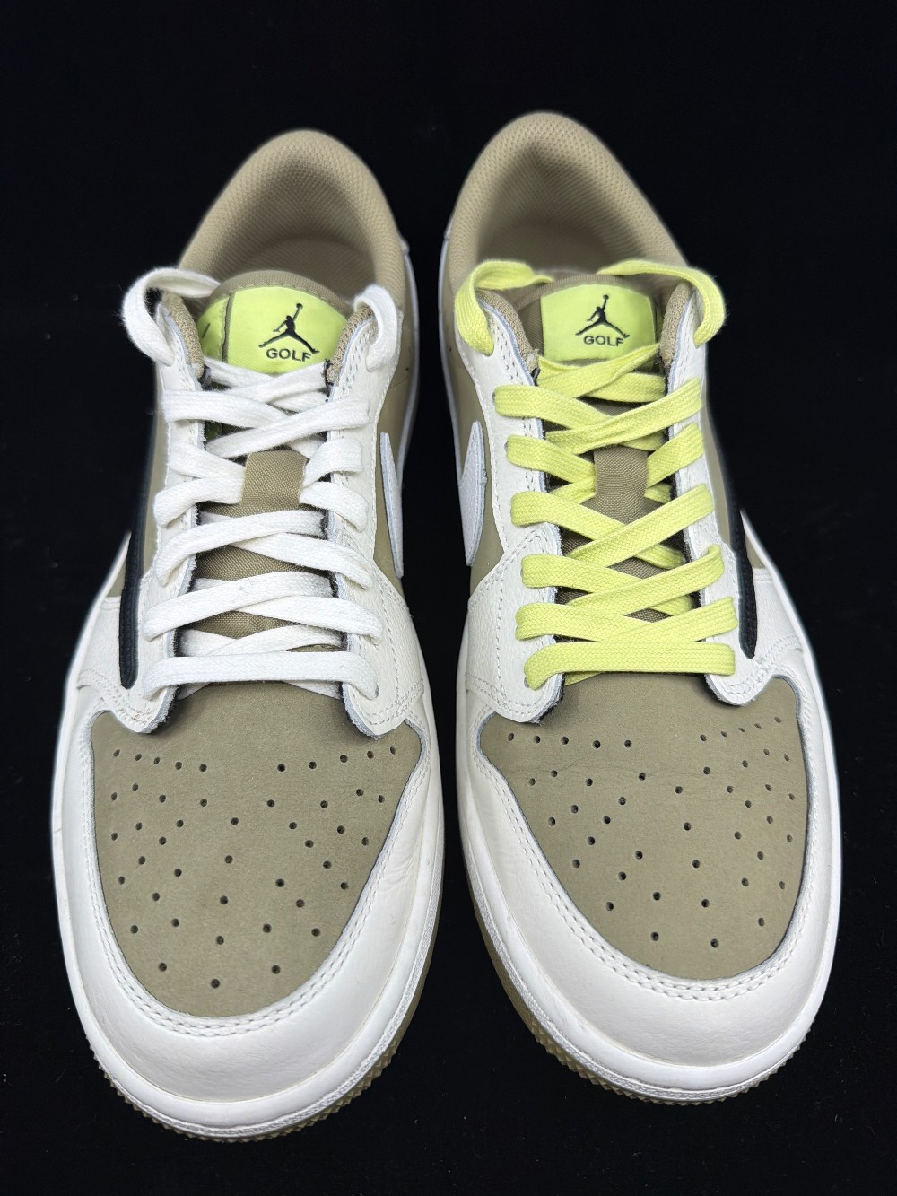 *USED* AJ 1 LOW GOLF X TRAVIS SCOTT - NEUTRAL OLIVE