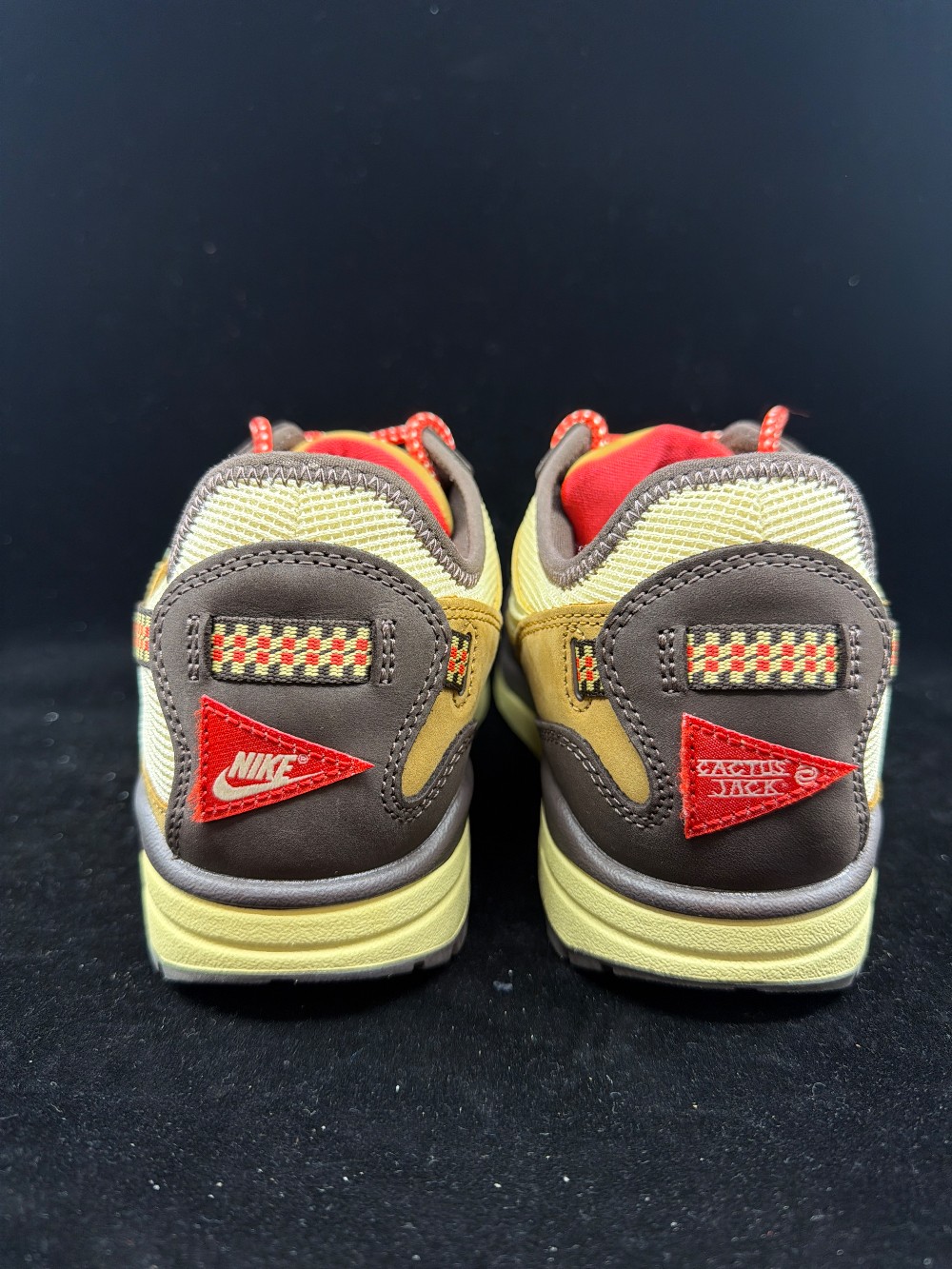 *USED* NIKE AIR MAX 1 X TRAVIS SCOTT - BAROQUE BROWN