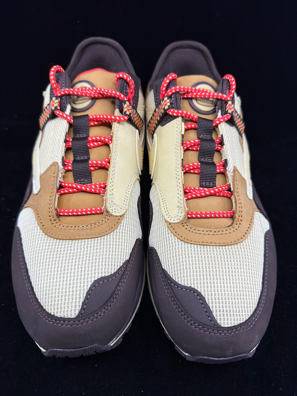 *USED* NIKE AIR MAX 1 X TRAVIS SCOTT - BAROQUE BROWN