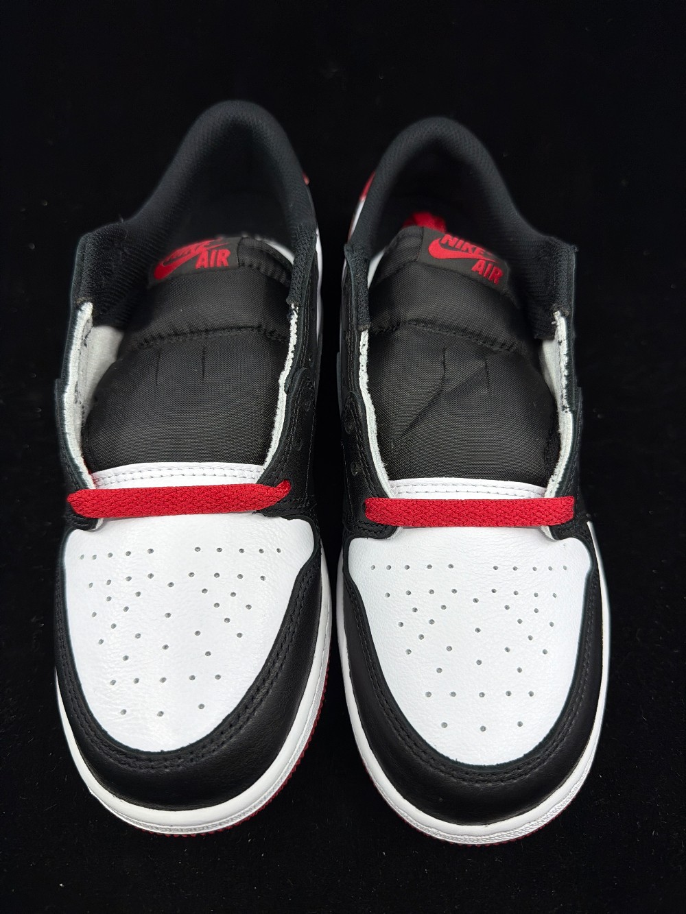 AJ 1 LOW (GS) - BLACK TOE
