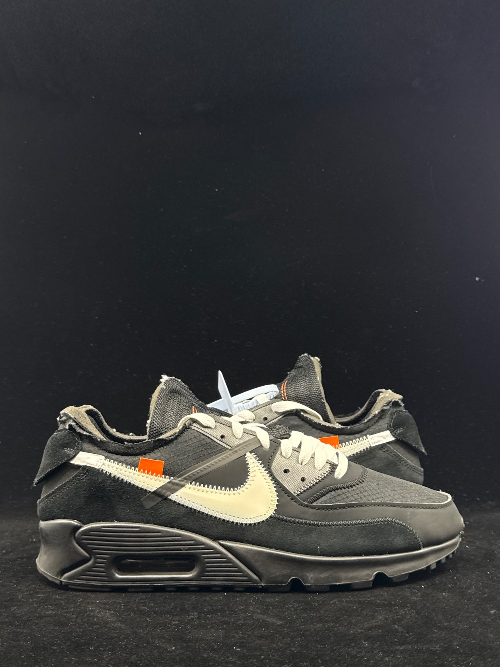 *USED* NIKE X OFF WHITE AIR MAX 90 - BLACK