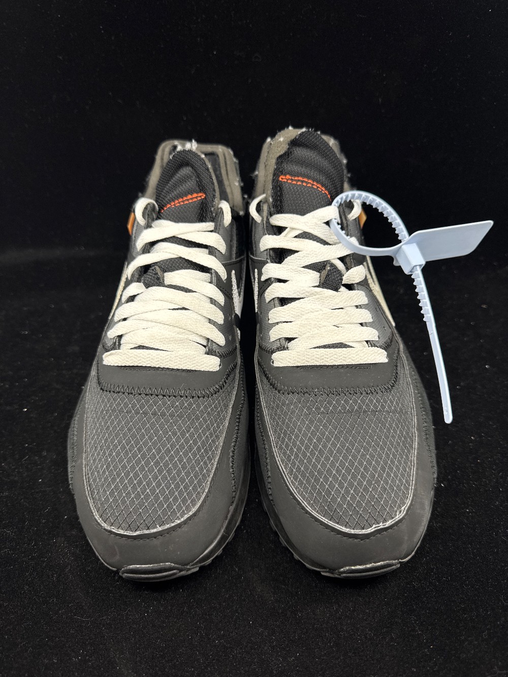 *USED* NIKE X OFF WHITE AIR MAX 90 - BLACK