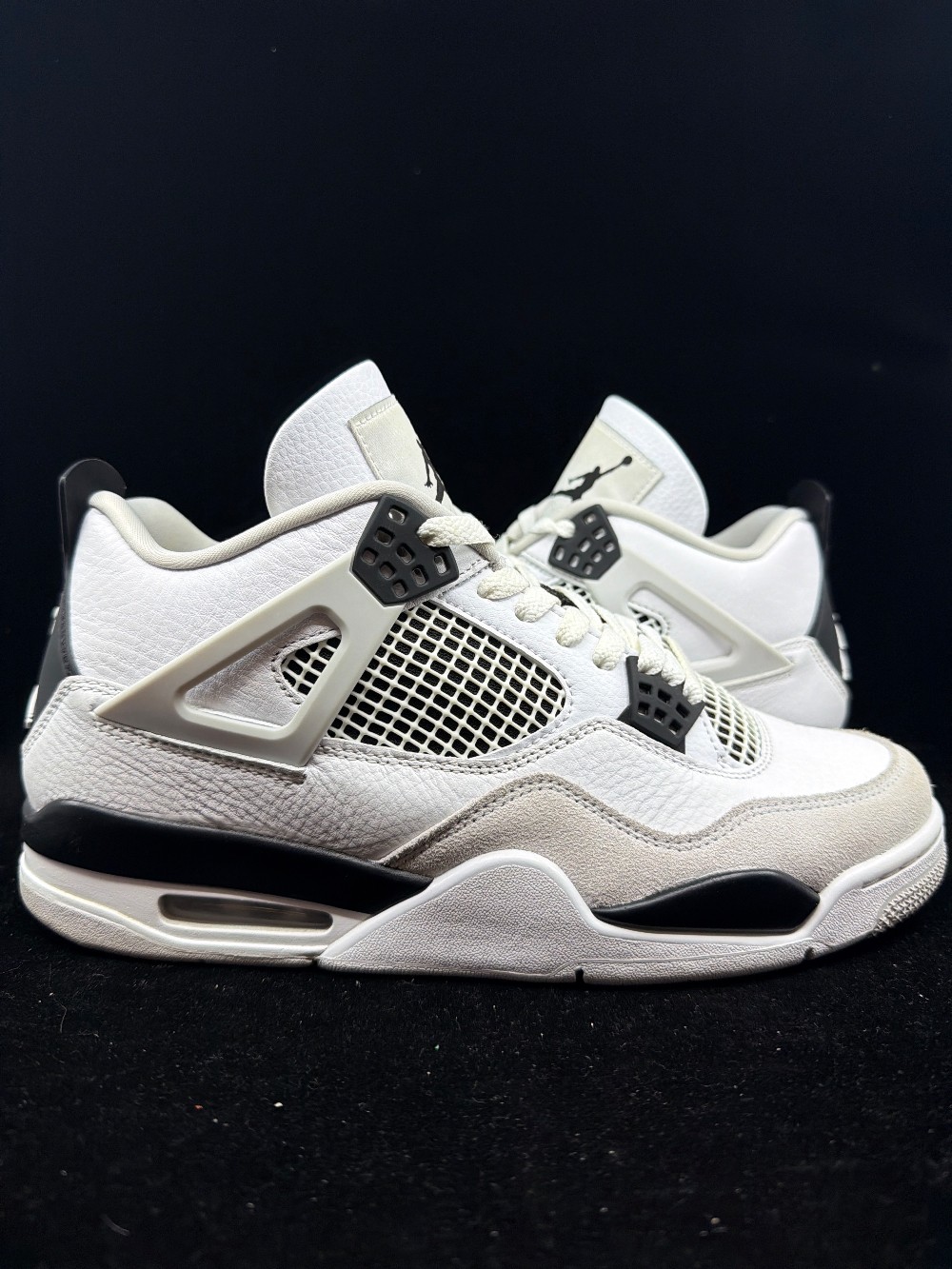 *USED* AJ 4 - MILITARY BLACK